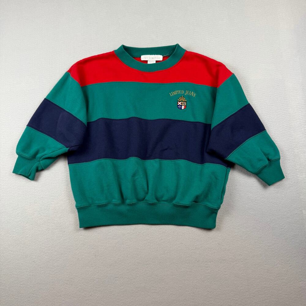 The Limited Vintage Colorblock Sweatshirt Medium